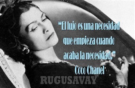 el lujo es una necesidad coco chanel|Coco Chanel frases cristianas.